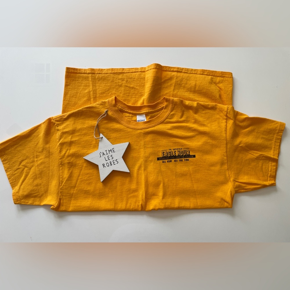 Vintage Gildan USM “Eagle Hour” Golden Yellow Tee